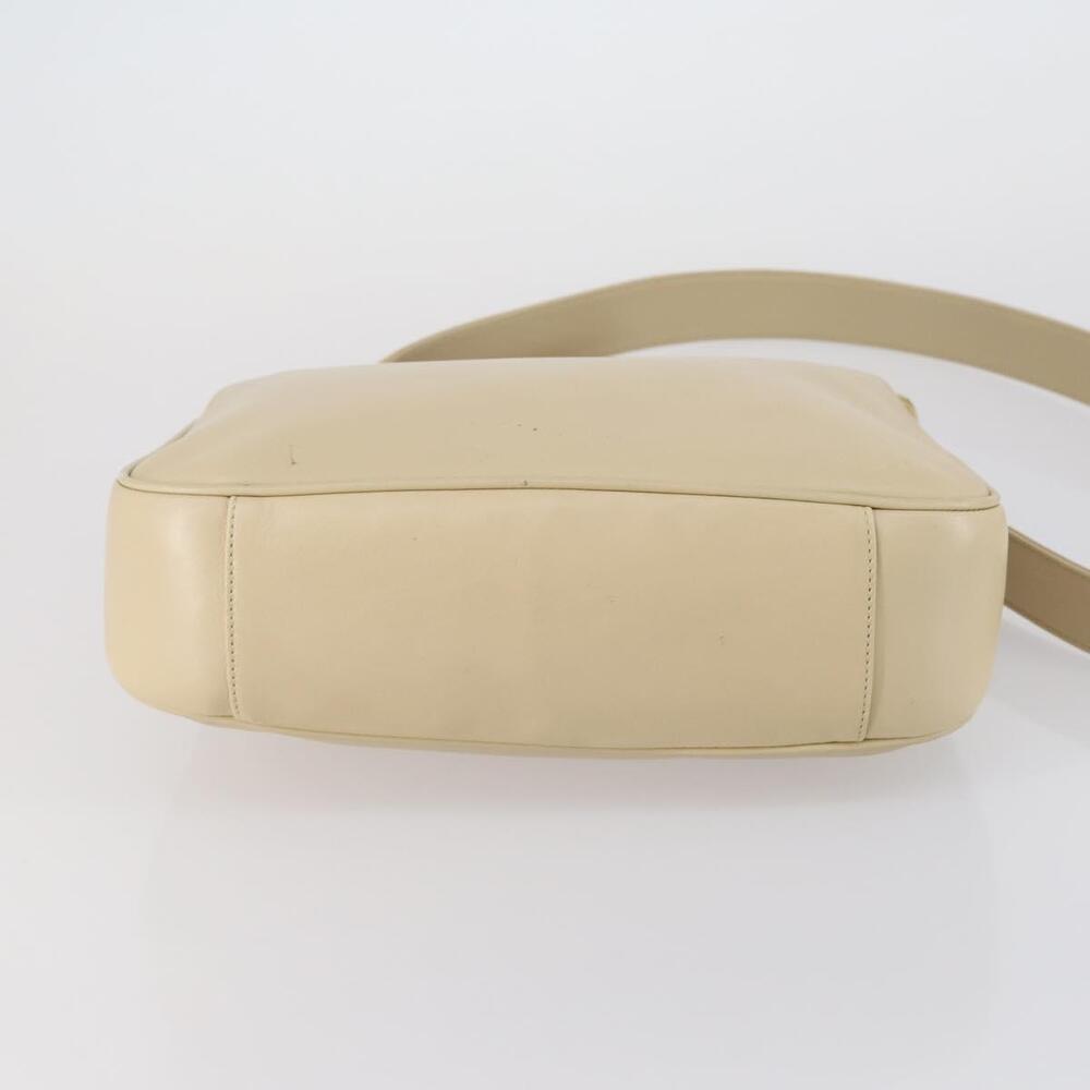 GUCCI Bamboo Hand Bag Leather 2way Beige Gold 001 1638 Auth ep11454 - Picture 5 of 16